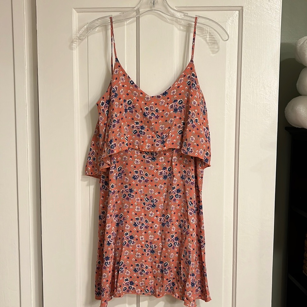 Planet Blue coral floral dress